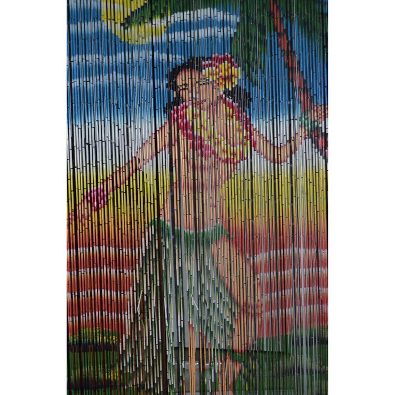 Handmade Dancing Hula Girl Curtain (Vietnam)