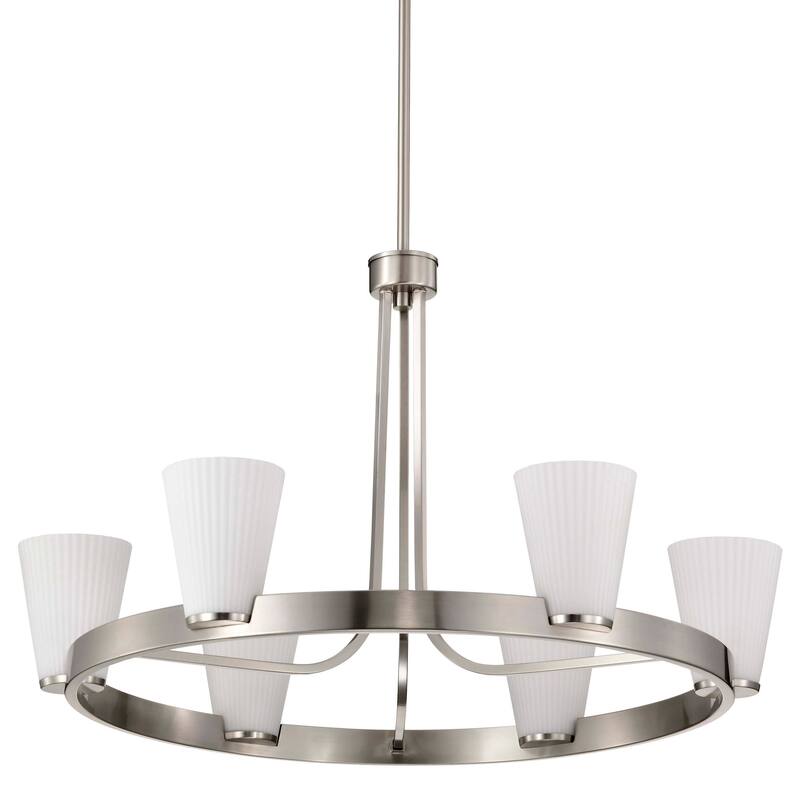 Nuvo Lighting 60/8726 Royale 6 Light 30" Wide Ring Chandelier - Brushed Nickel