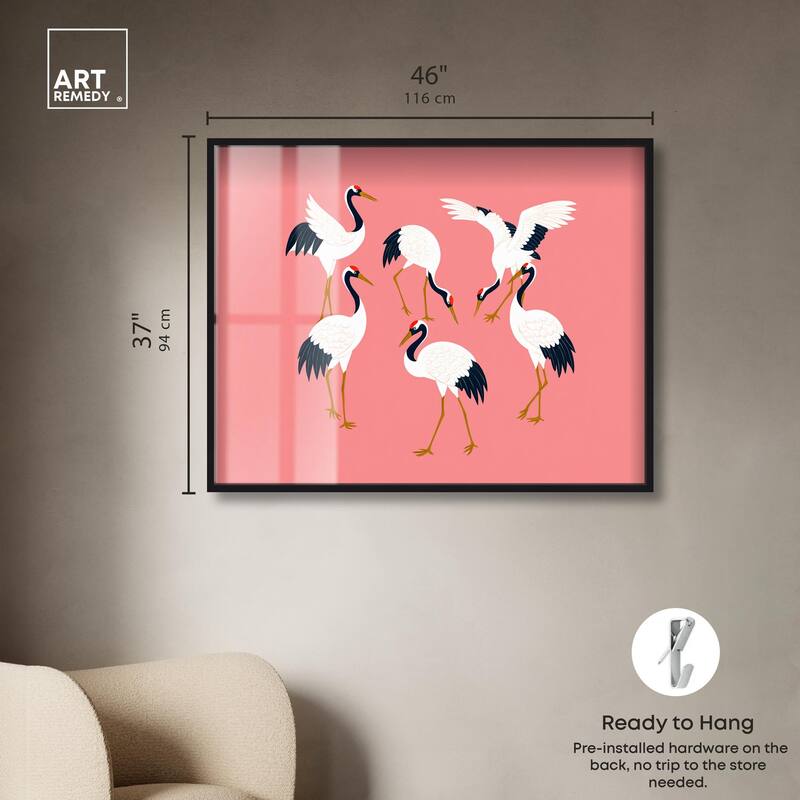 Crane Chorus Shadowbox by Art Remedy