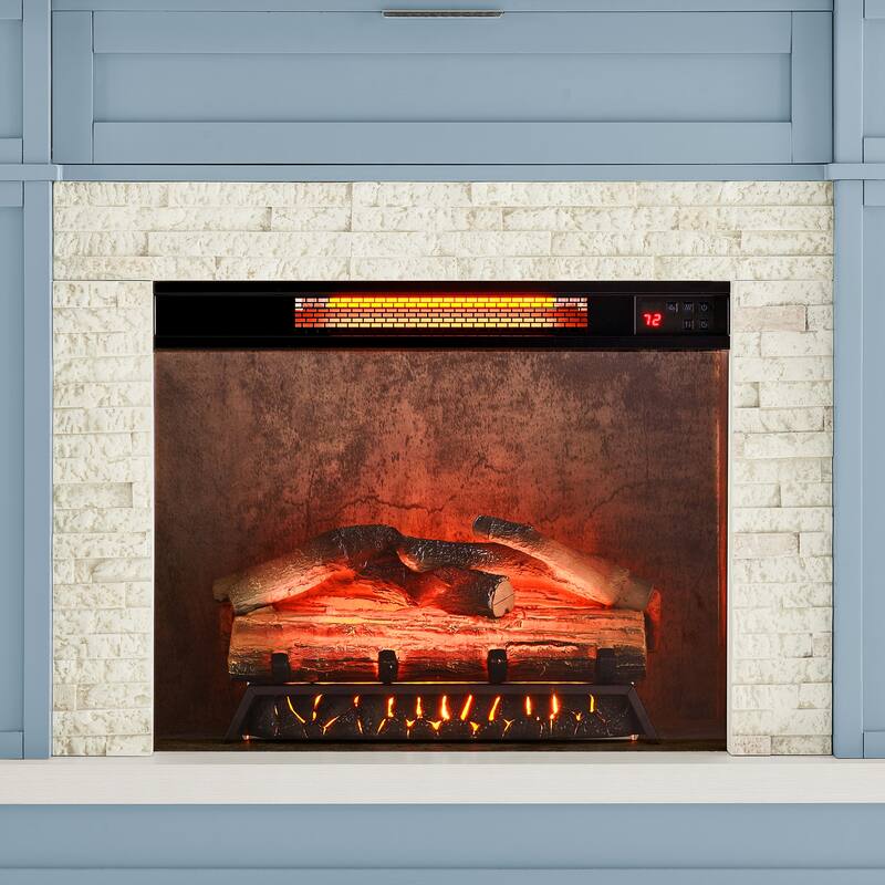 Ephersyn Electric Fireplace with Flame Effect