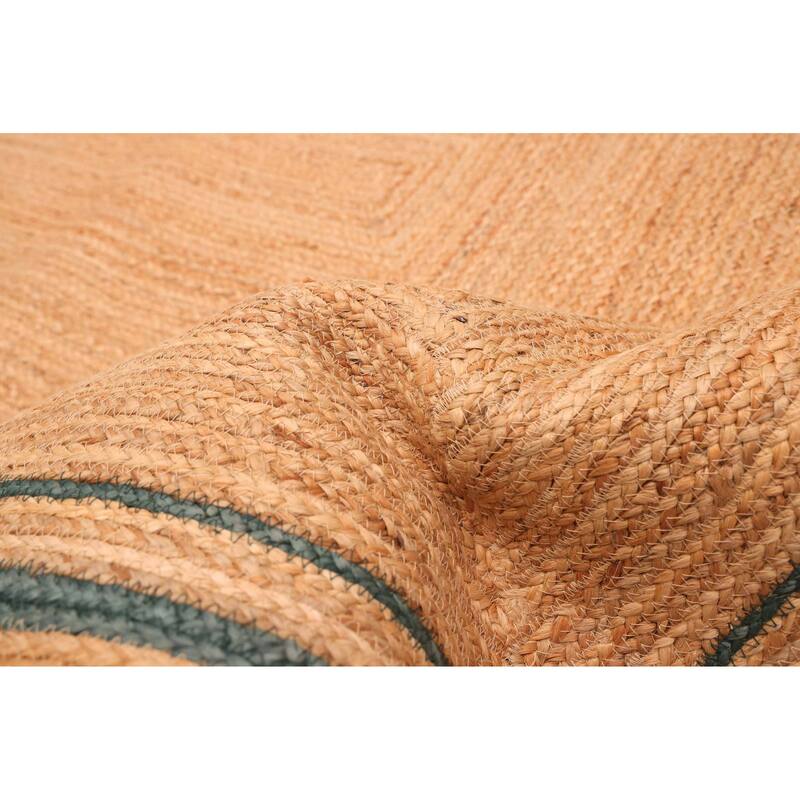 ECARPETGALLERY Flat-Weave Palas Denizli Tan Jute Rug - 4'7 x 6'8