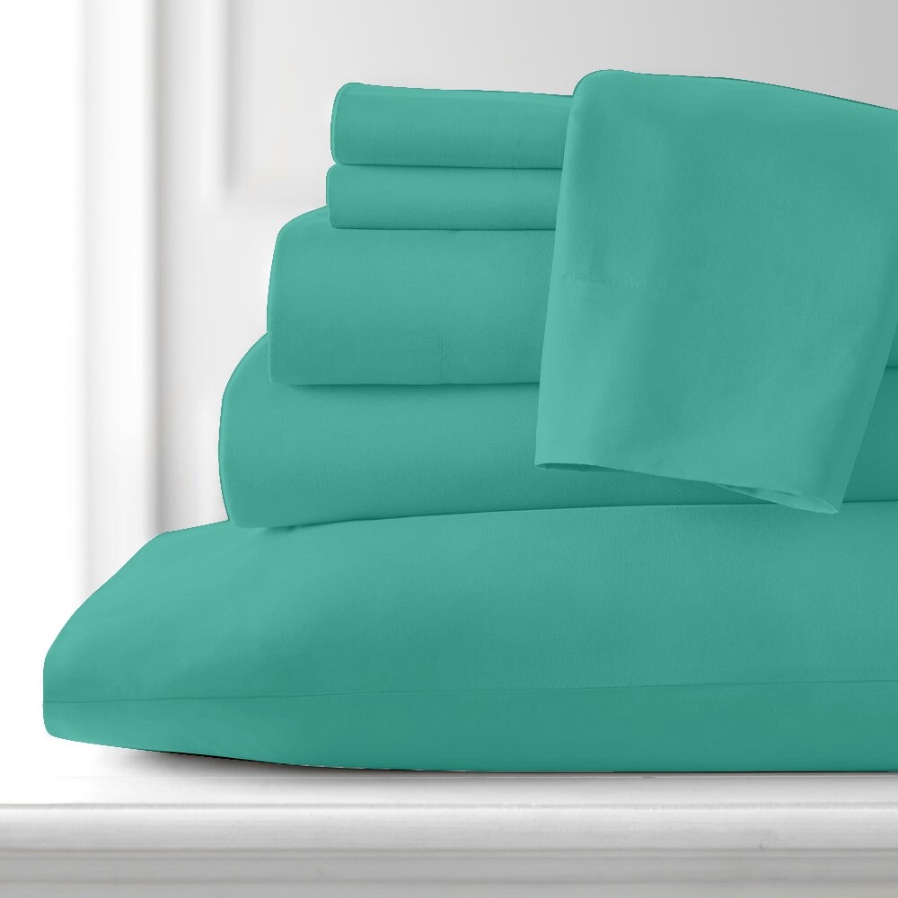 Luxury Hotel Collection Bamboo Rayon Bed Sheet Set - 6 Piece-image