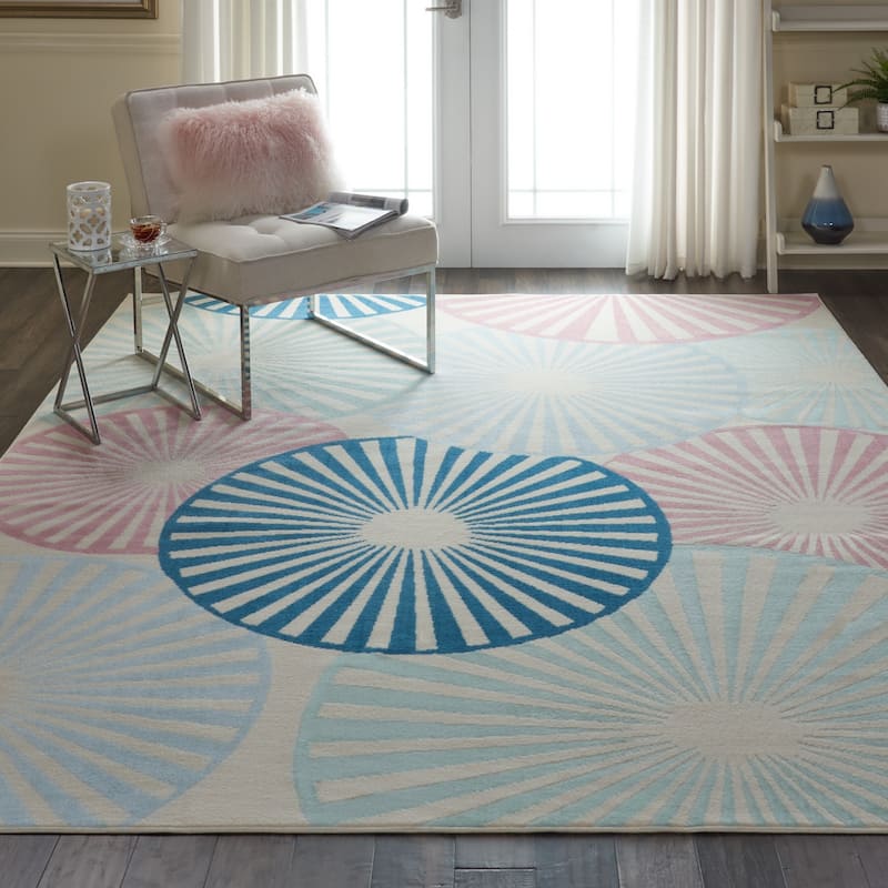 Nourison Grafix Modern Geometric Area Rug