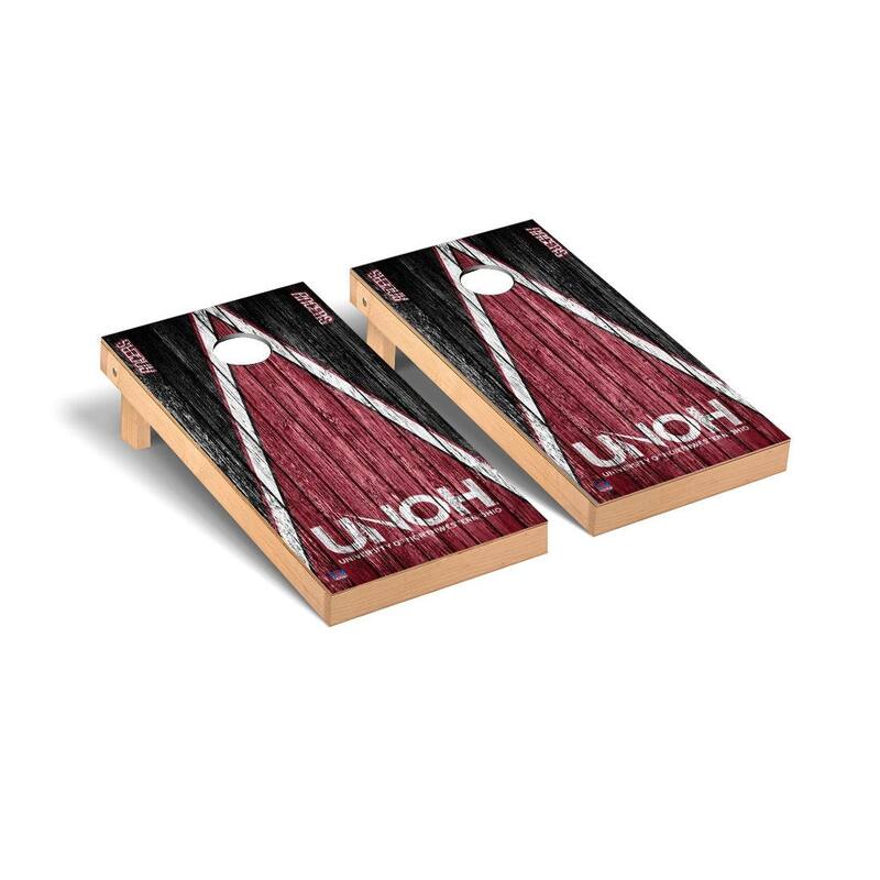Northwestern Ohio UNOH Racers Triangle Cornhole Board Set