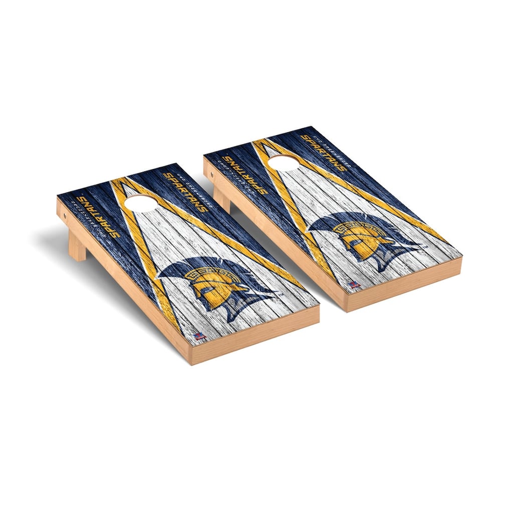 University of North Carolina at Greensboro UNCG Spartans Triangle Cornhole Board Set