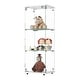 preview thumbnail 149 of 165, Glass Display Cabinet with Doors & Locks, Acrylic Shelves, Floor Standing Storage Showcase for Home or Office