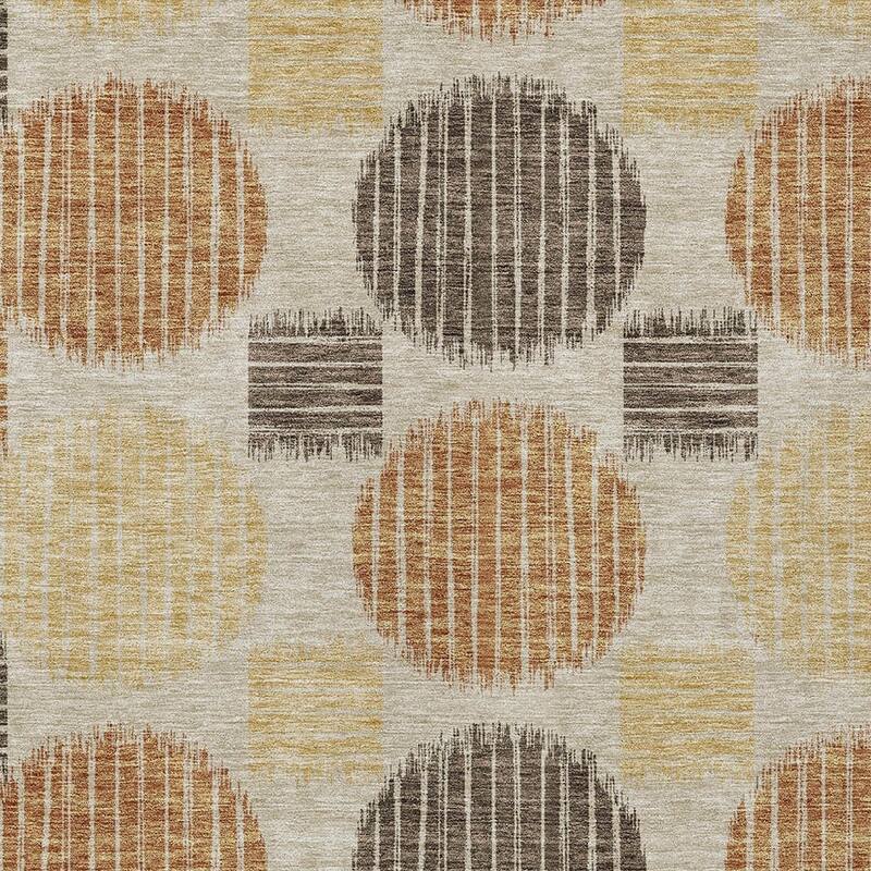 HomeRoots Geometric Transitional Rectangle Outdoor Rug