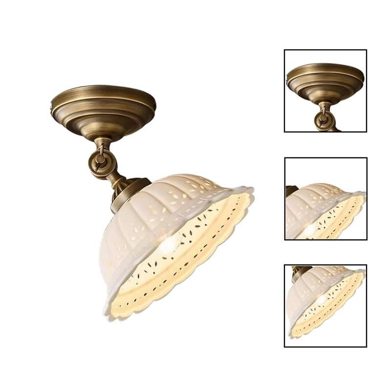 E26/E27 base bulb light gold kitchen light metal ceiling light - N/A