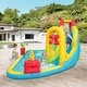 preview thumbnail 2 of 6, Costway Inflatable Water Slide Kids Bounce House Splash Pool with 735W