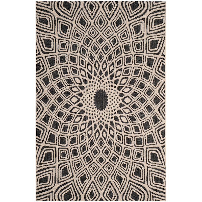 SAFAVIEH Courtyard Marylyn Indoor/ Outdoor Waterproof Patio Backyard Rug