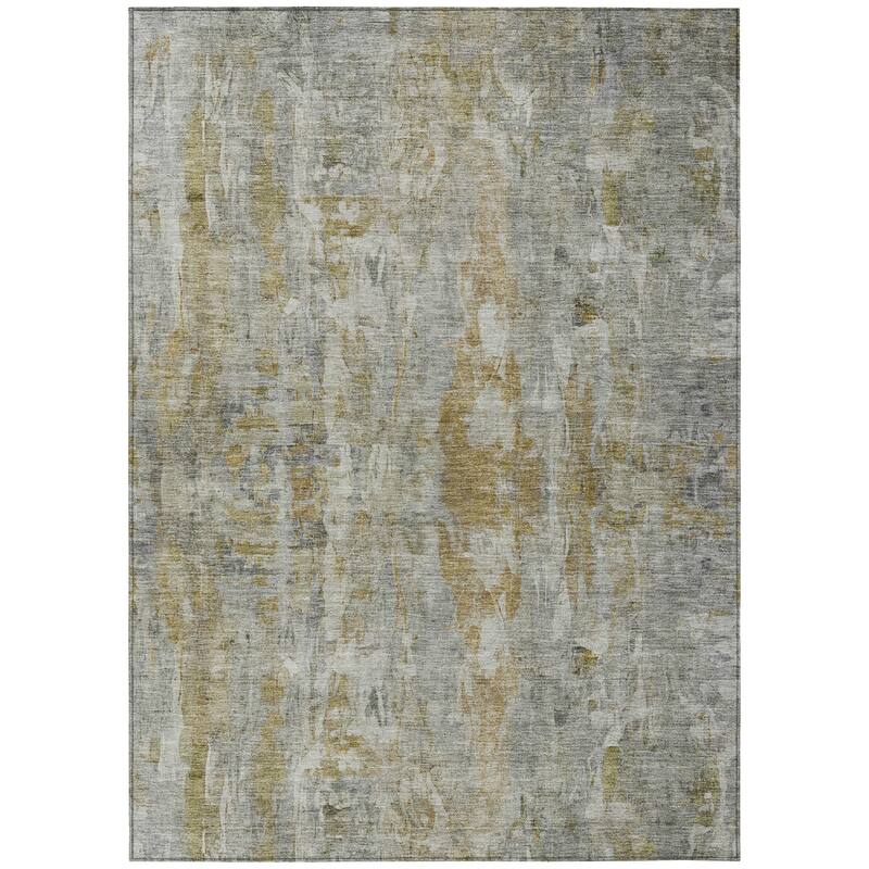Machine Washable Indoor/ Outdoor Muted Ombre Chantille Rug