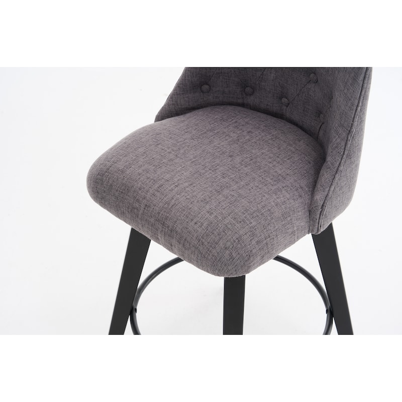 Swivel Bar Stools Side Chair Set of 2