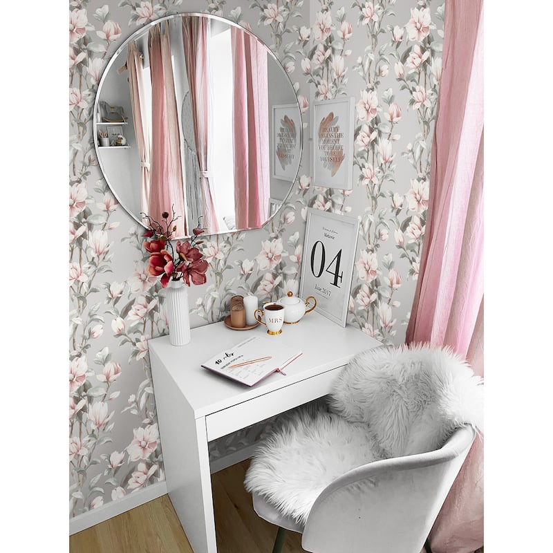 NextWall Magnolia Trail Peel and Stick Wallpaper