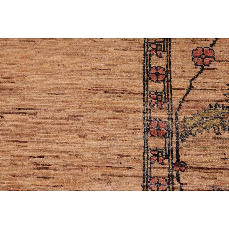 Rustic Ombre Zemeen Gabbeh Hand Knotted Wool Area Rug