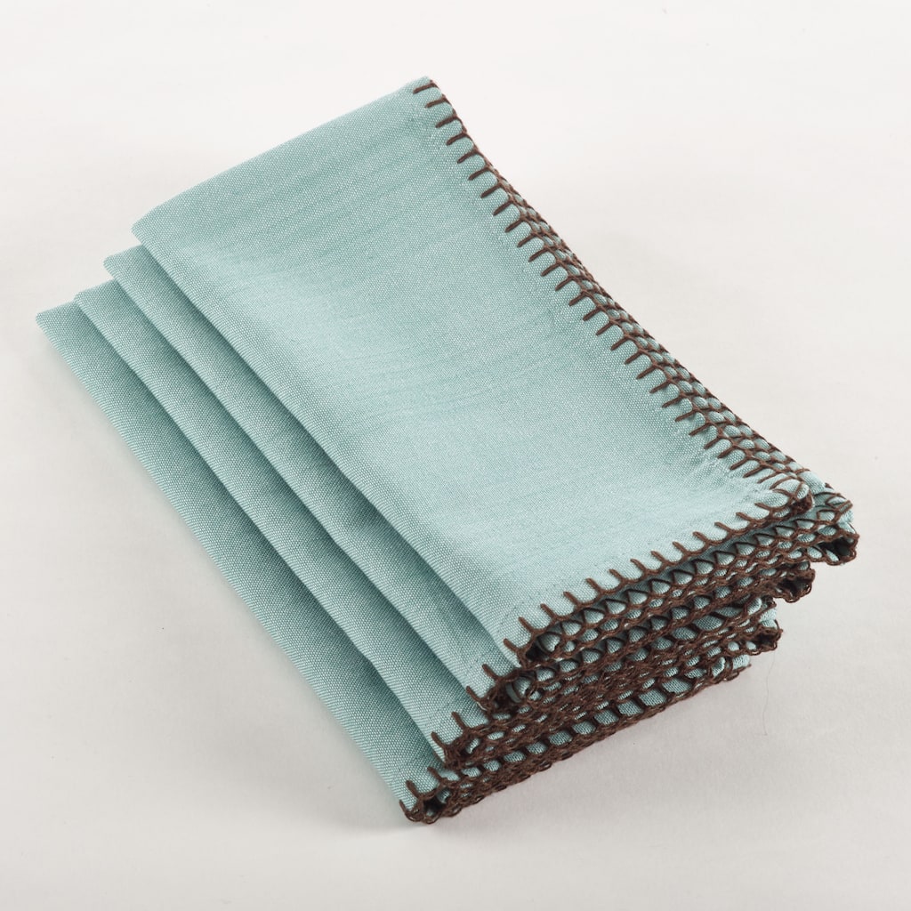 Whip Stitched Design Napkin (Set of 4)