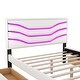 preview thumbnail 31 of 30, Queen Size Upholstered Storage Platform Bed with LED