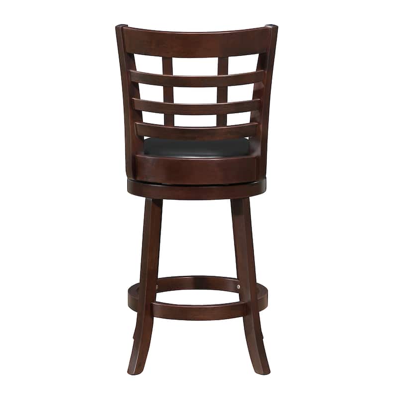 Verona Swivel High Back Counter Height Stool by iNSPIRE Q Classic