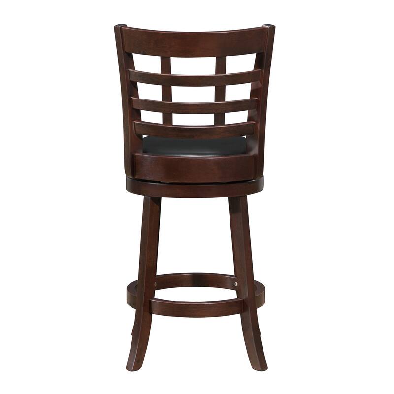 Verona Swivel High Back Counter Height Stool by iNSPIRE Q Classic