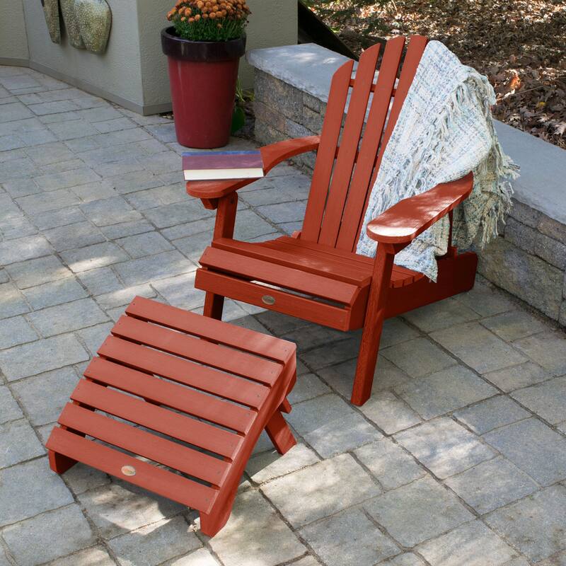 Mandalay Adirondack Chair and Folding Ottoman