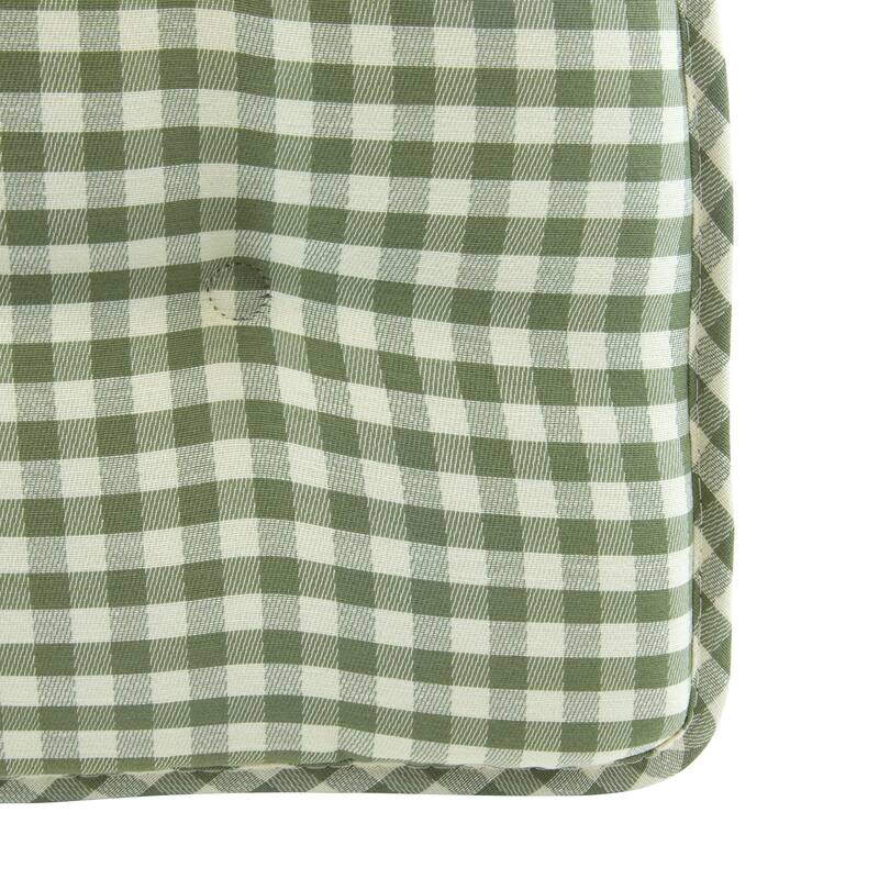 Klear Vu Tufted Non-Slip Dining Chair Cushion Set