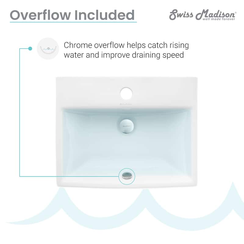Sublime Compact Ceramic Wall Hung Sink