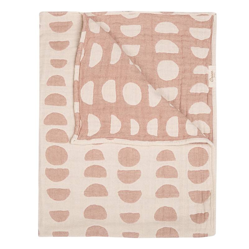 Crane Baby Nursery Blanket - Beige