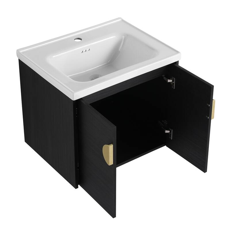 Topcraft Wall-Mounted Bathroom Vanity With Sink