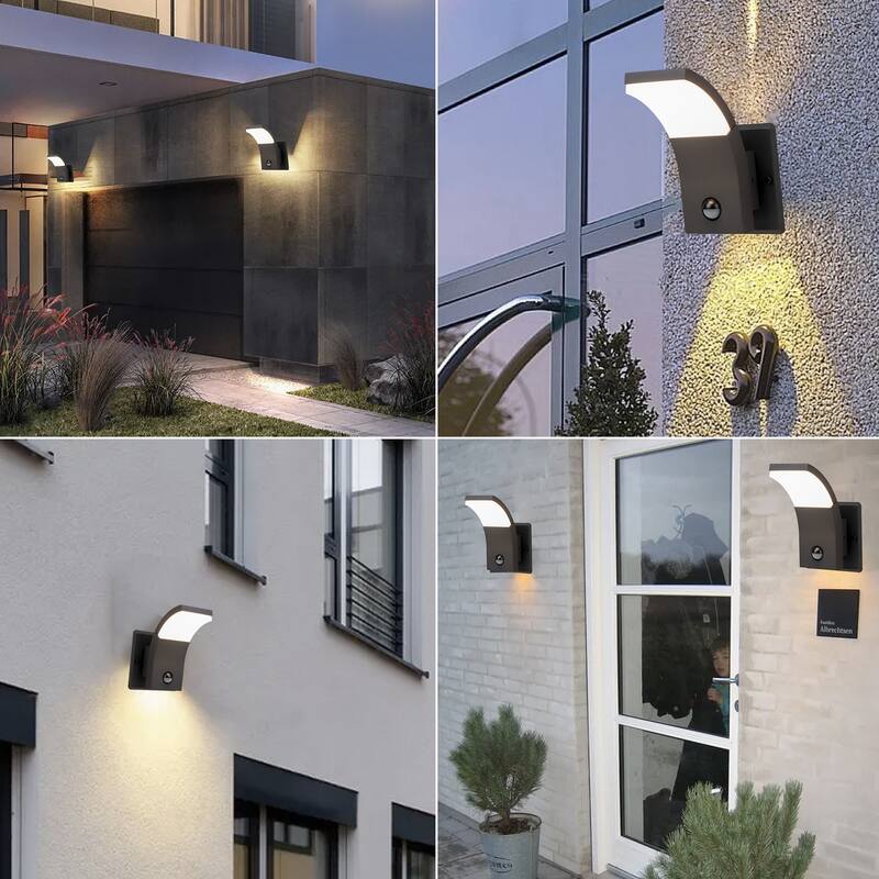 Lights Outdoor Wall Light with Motion Sensor LED Wall Mount Lamp LED Exterior Wall Sconce