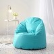 preview thumbnail 2 of 13, Urban Shop Structured Round Bean Bag Aqua
