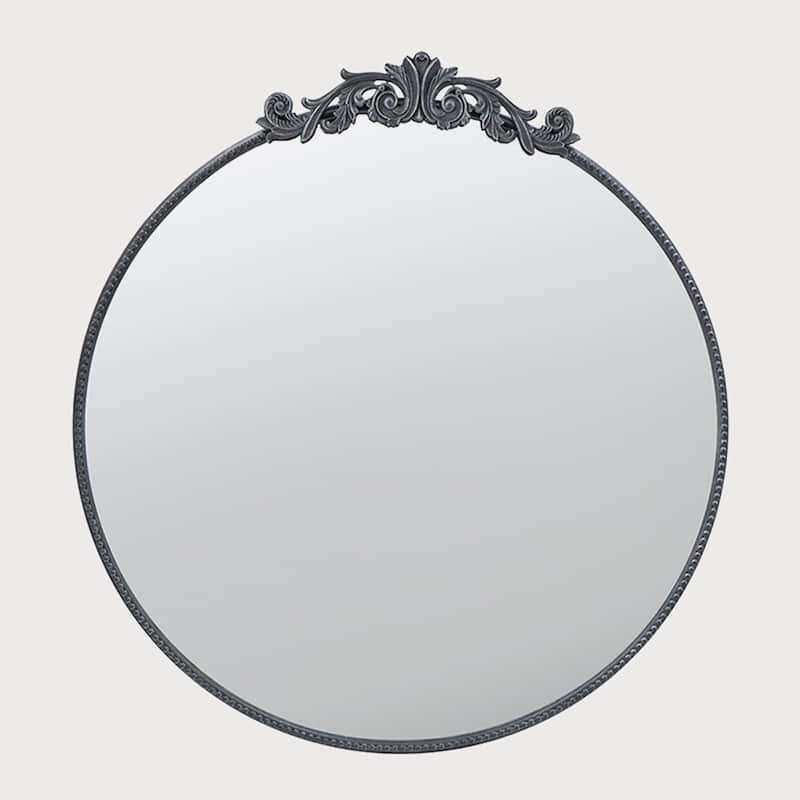 36" x 39" Classic Design Mirror with Round Shape