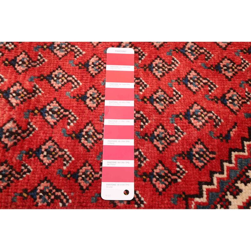 ECARPETGALLERY Hand-knotted Andelz Red Wool Rug - 4'7 x 6'5