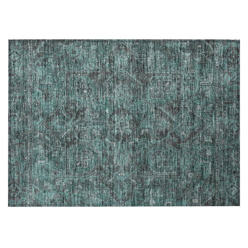 Dafi Oriental Weather Resistant Heritage-Inspired Outdoor Rug