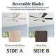 preview thumbnail 5 of 15, The Gray Barn Grumio Distressed White 52-inch Ceiling Fan with 5 Barnwood Blades