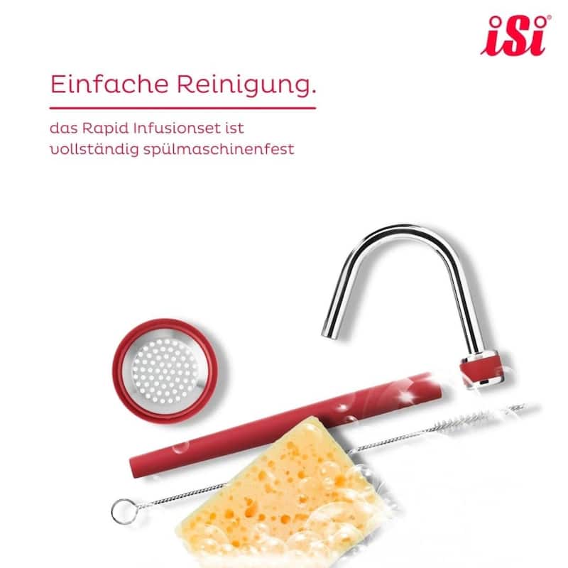 iSi NA Gourmet Whip Rapid Infusion Tool 5pc Set - 8" x 1.2"