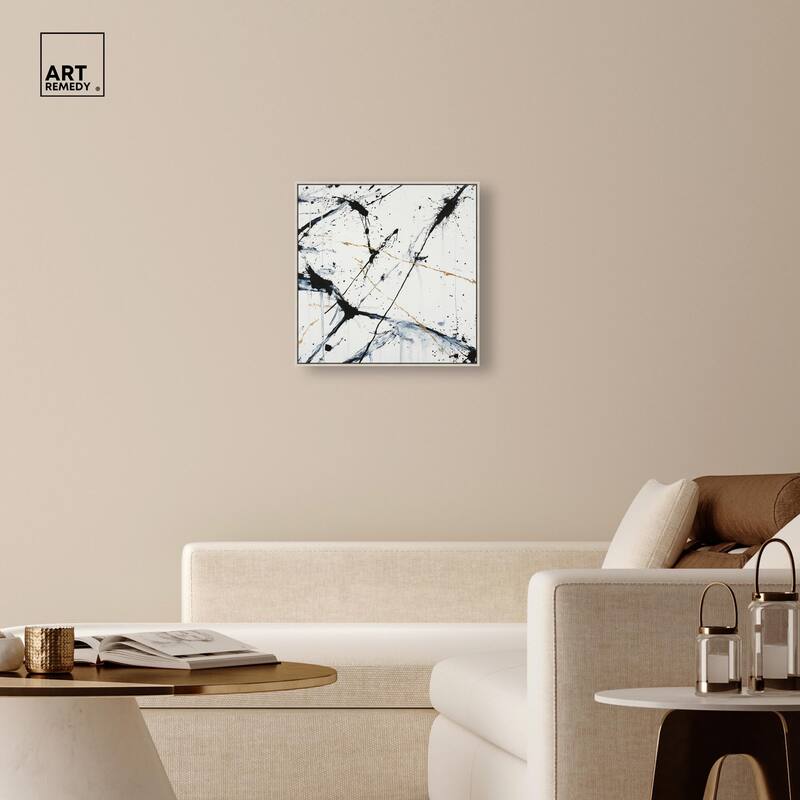 Splintered Impact I Canvas by Art Remedy
