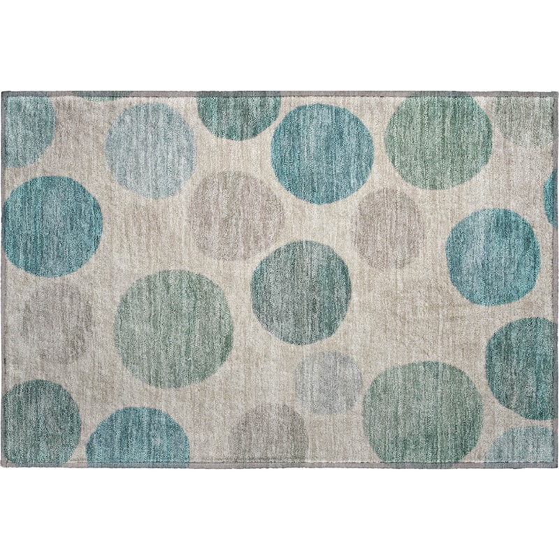 Premium Washable Super Soft Modern Bubbles Mayfield Rug