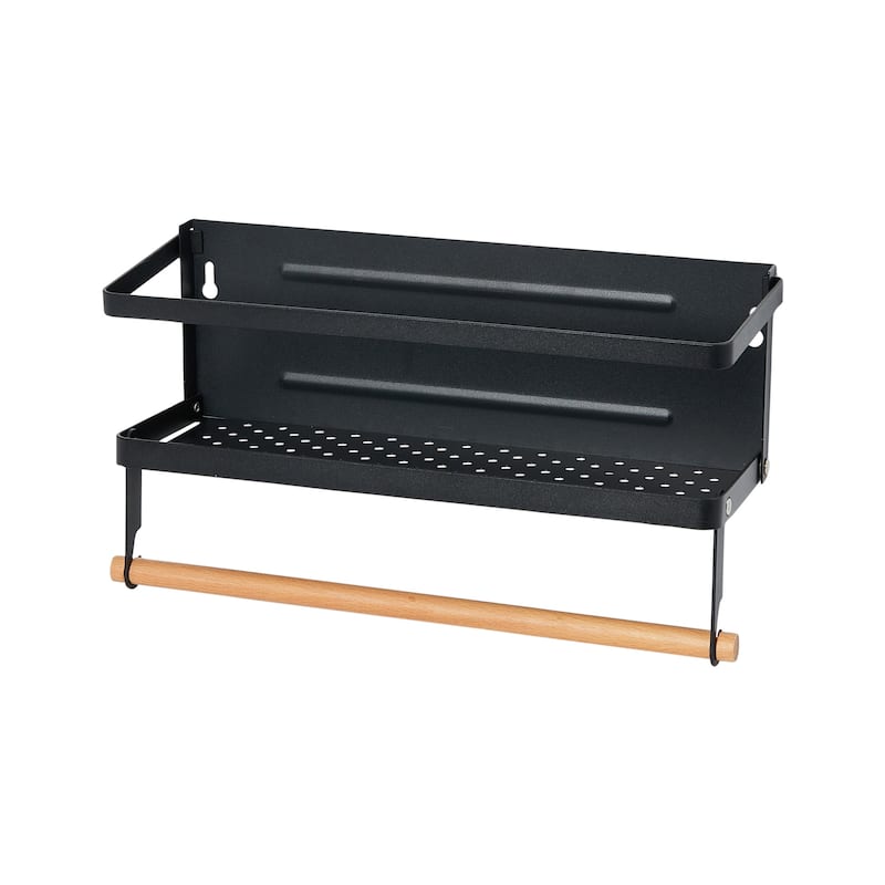Household Essentials Metal Magnetic Organizer Rack - 12.3"L x 4.4"W x 6.3"H