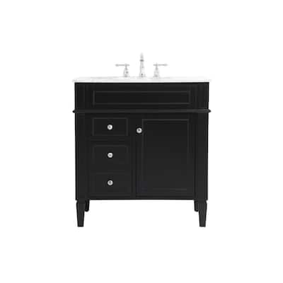 Elegant Lighting VF12532 Park Avenue 32" Free Standing Single Basin