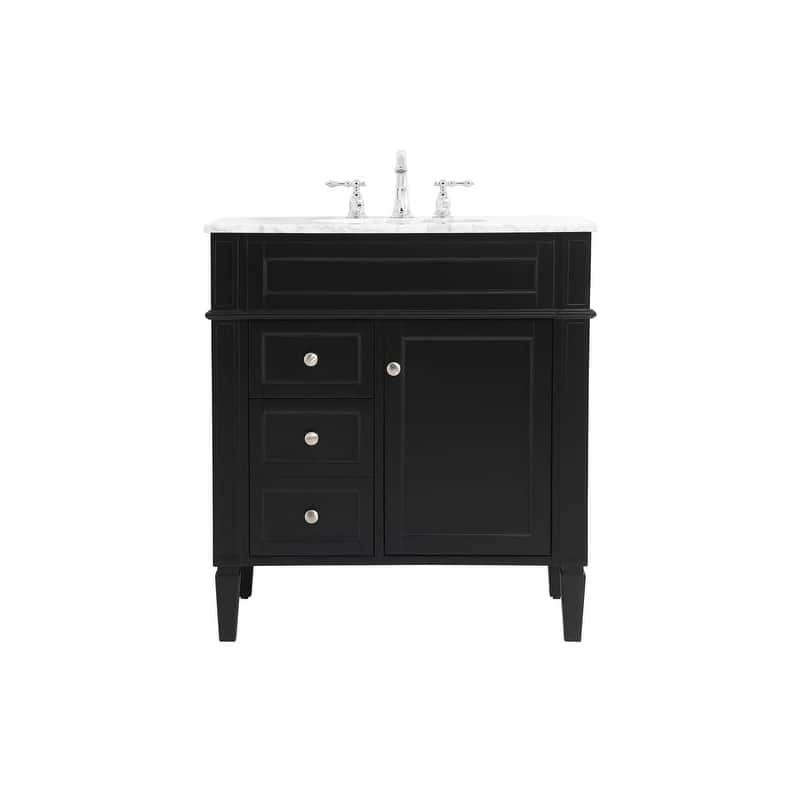Elegant Lighting VF12532 Park Avenue 32" Free Standing Single Basin