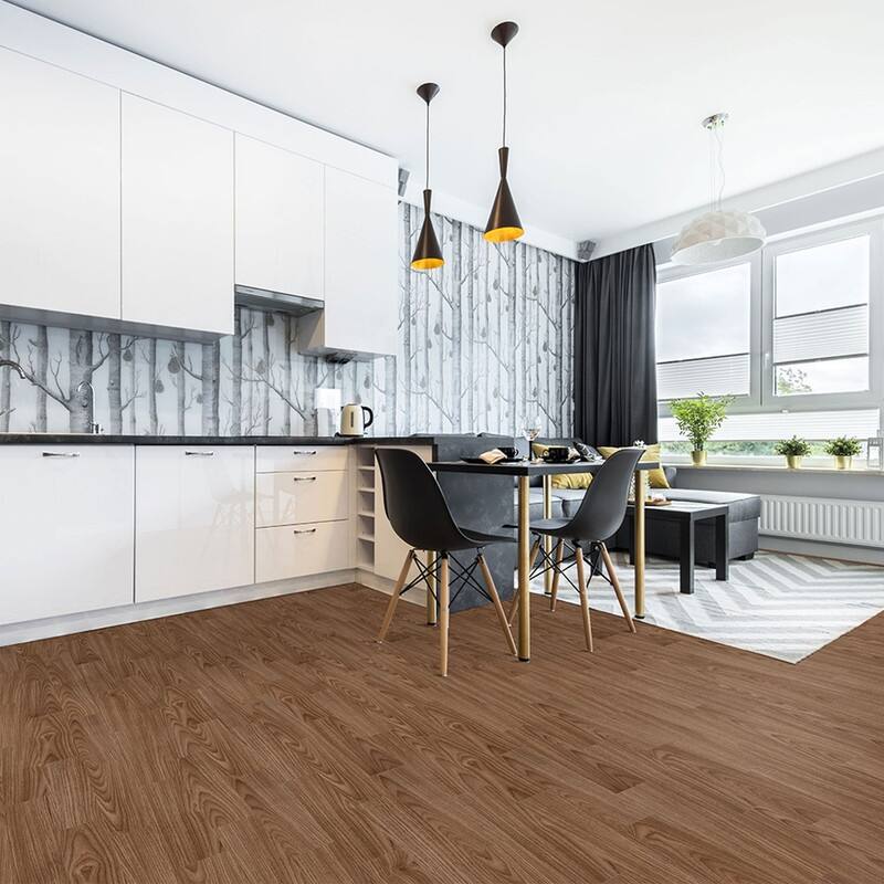 Lucida Peel and Stick Vinyl Floor Tiles Wood Look Planks