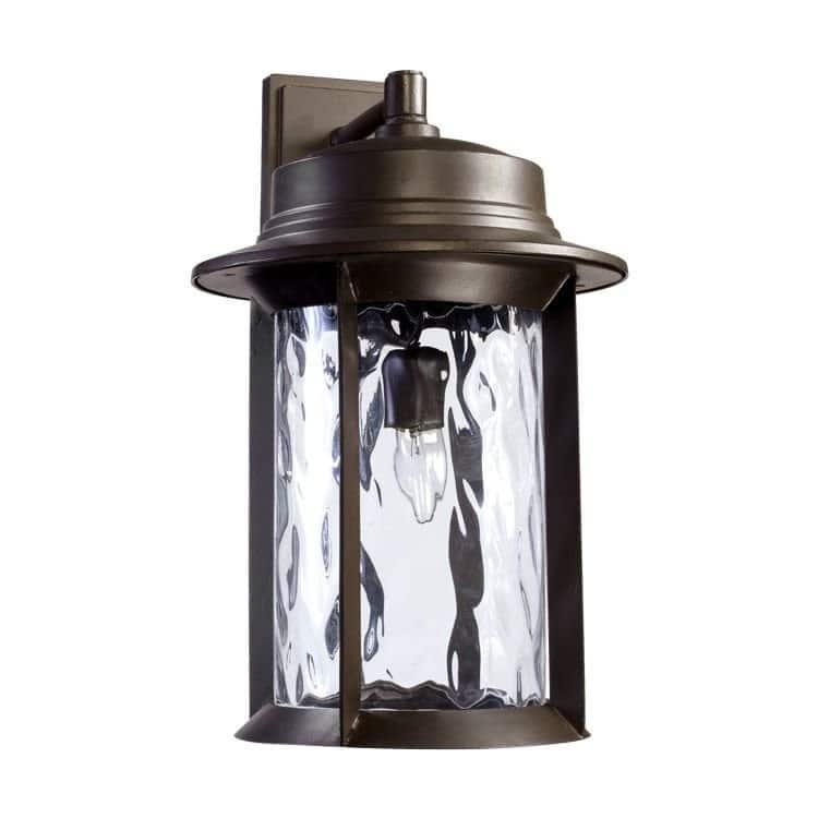 Quorum International Charter Single Light 19" Tall Outdoor Wall Sconce - Oiled Bronze