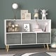 preview thumbnail 11 of 17, Kids bookcase with Collapsible Fabric Drawers