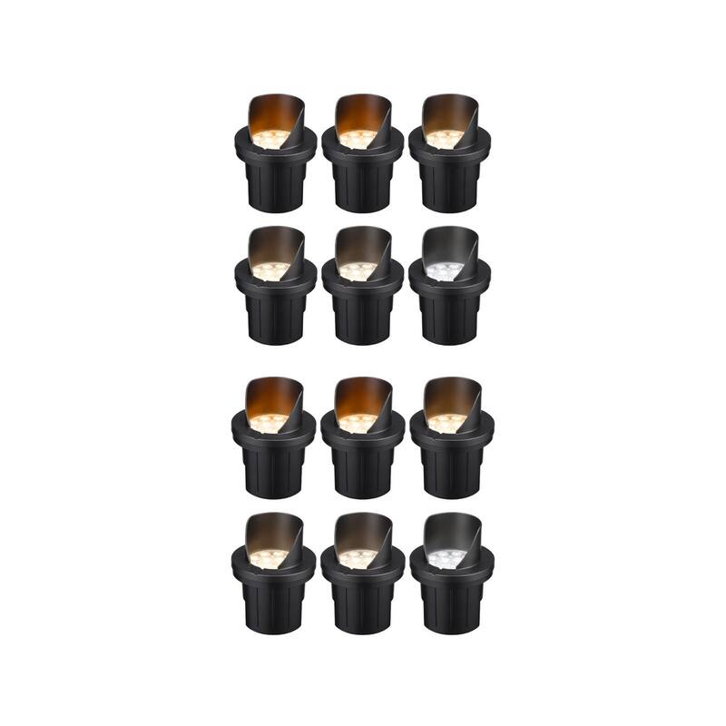 Landscape 5W Shielded Well Light Low Voltage 5CCT Selectable - 12pack - 12pack