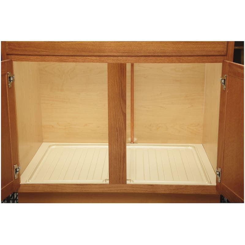 Rev-A-Shelf SBDT Series 40-1/2 Inch Trimmable Kitchen Under Sink Drip