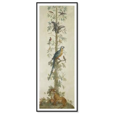 Leopard and Papagayo Panoramic Canvas by Art Remedy