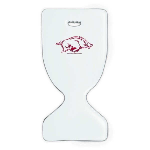 34.5" White NCAA University of Arkansas Super Soft Deluxe Saddle Foam Swimming Pool Float - N/A