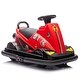 preview thumbnail 31 of 47, 12V Kids Bumper Car with Dual Motors, 360° Rotation, LED Lights, Horn, and Music ,Fun for Ages 3-5