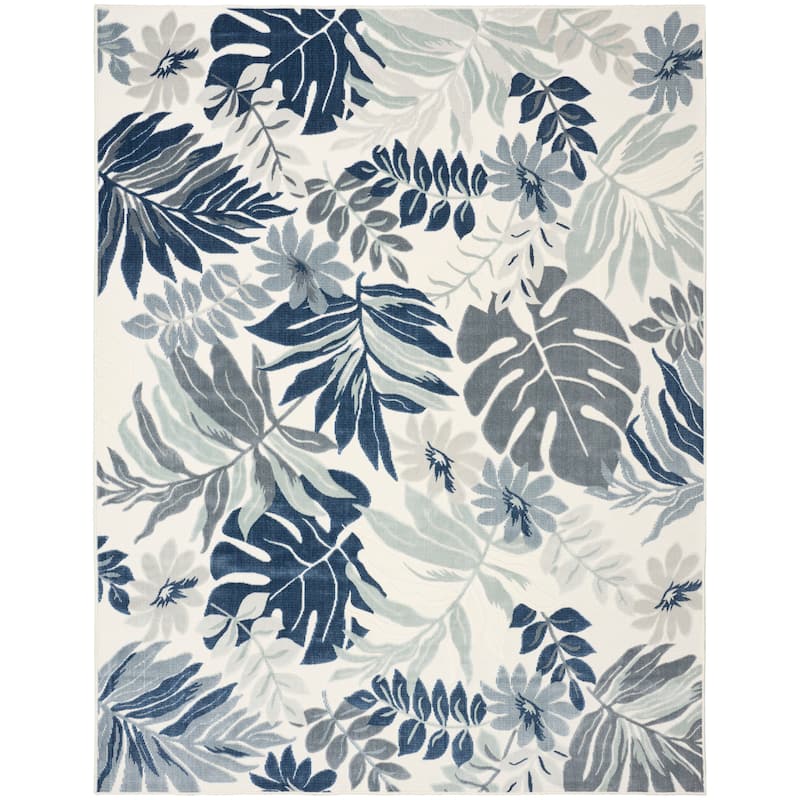 Nourison Suncoast Indoor/Outdoor Tropical Floral Area Rug