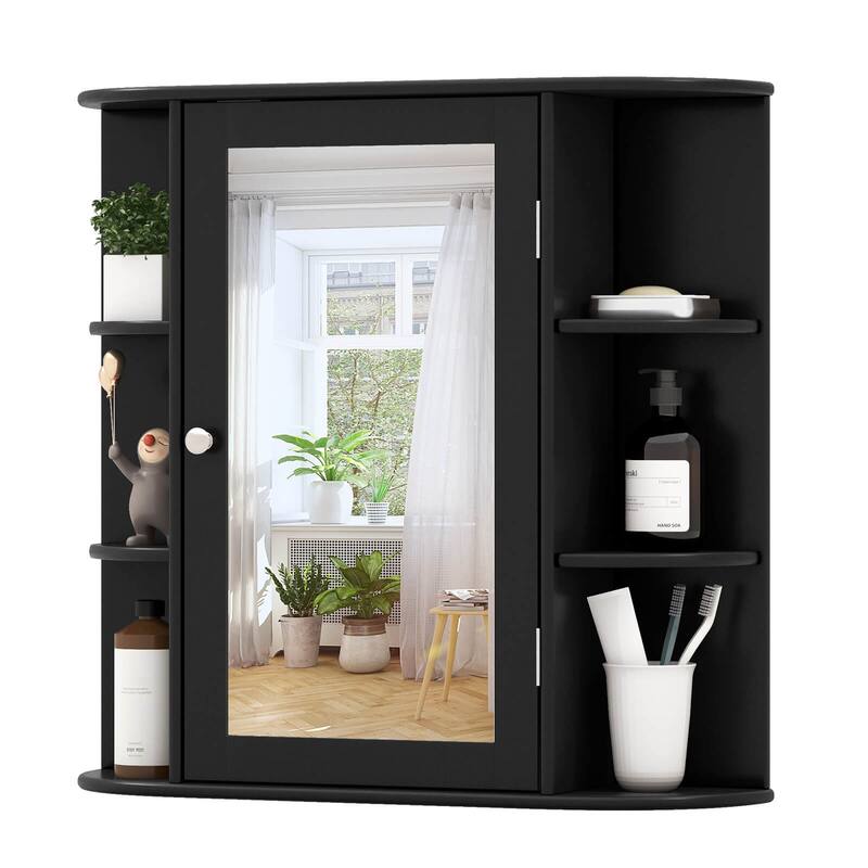 Costway Multipurpose Wall Surface Bathroom Storage Medicine Cabinet