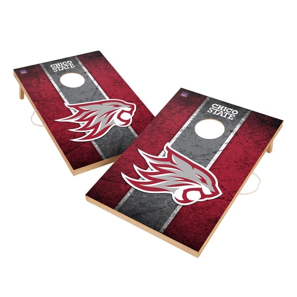 slide 2 of 5, Vintage Chico State Wildcats Regulation 2x4 Cornhole Set